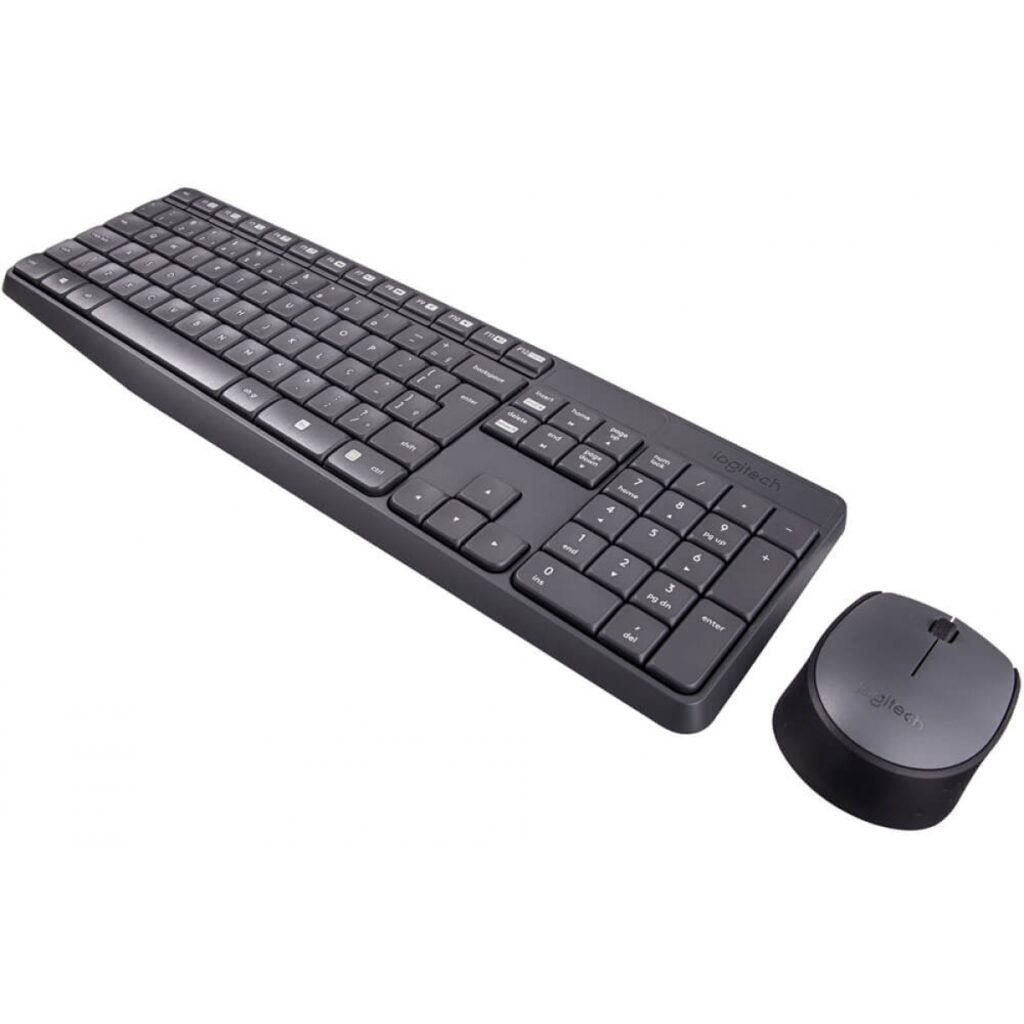 Kit Teclado e Mouse Sem Fio Logitech MK235
