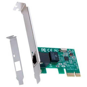 Placa De Rede 10/100/1000 Pci-e Prv1000e Com Suporte Low Profile -Vinik